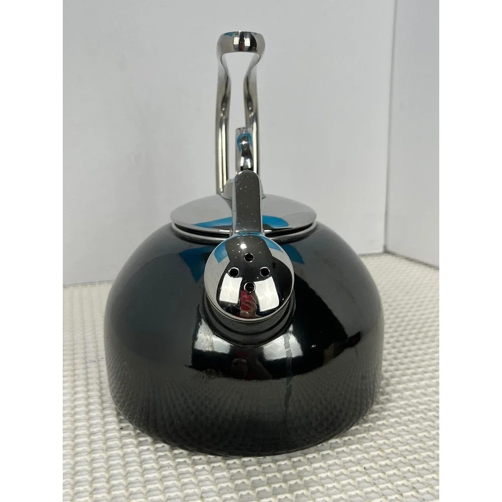 Chantal Black‎ Stainless Steel Stovetop Kettle Teapot Whistling Modern Design